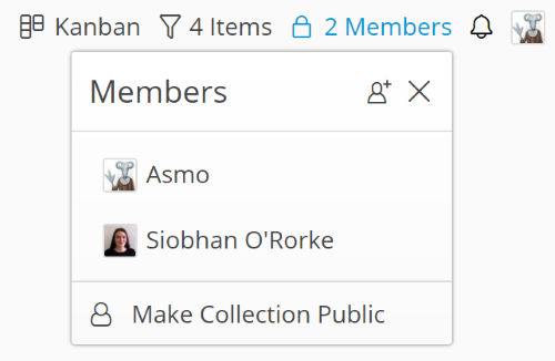 collection members in zenkit