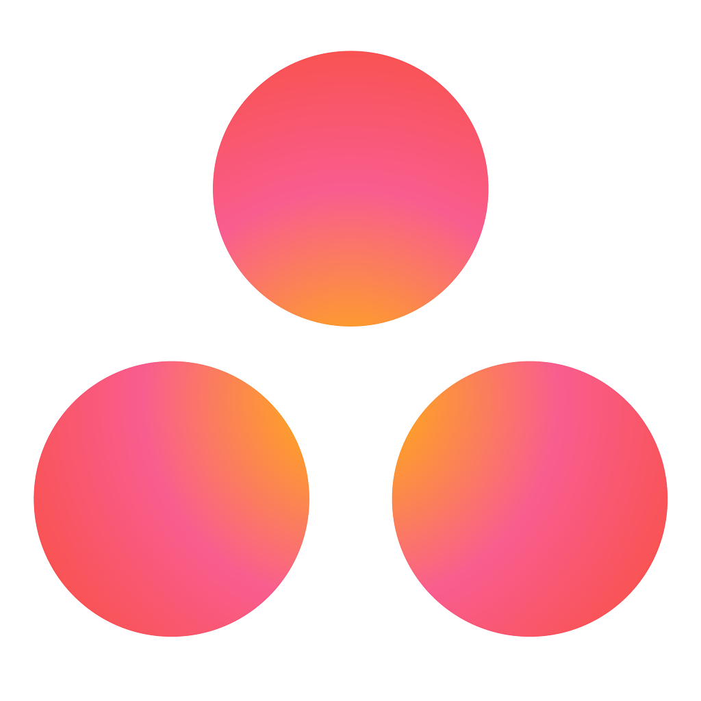 Logotipo de Asana