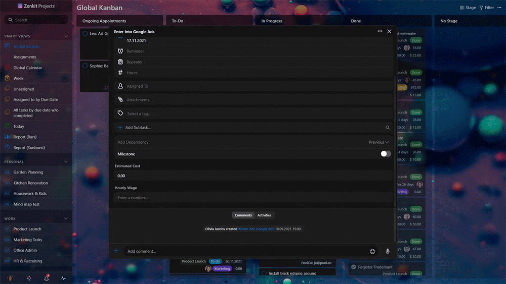 Demonstration of the Database