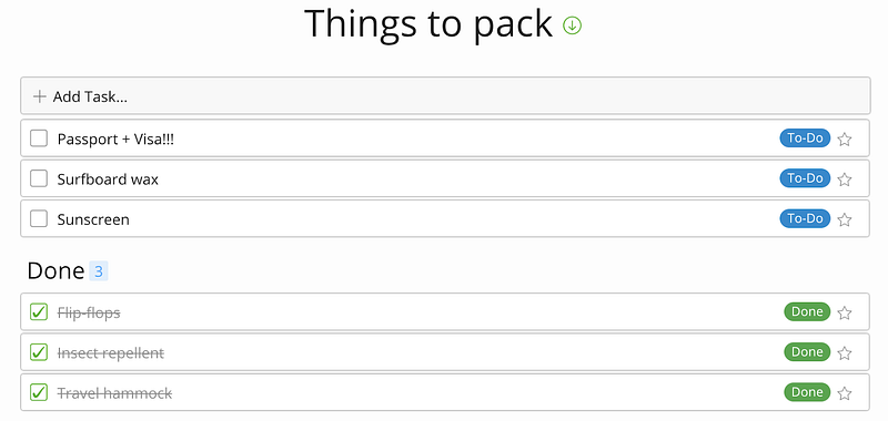 Microsoft Excel Checklist
