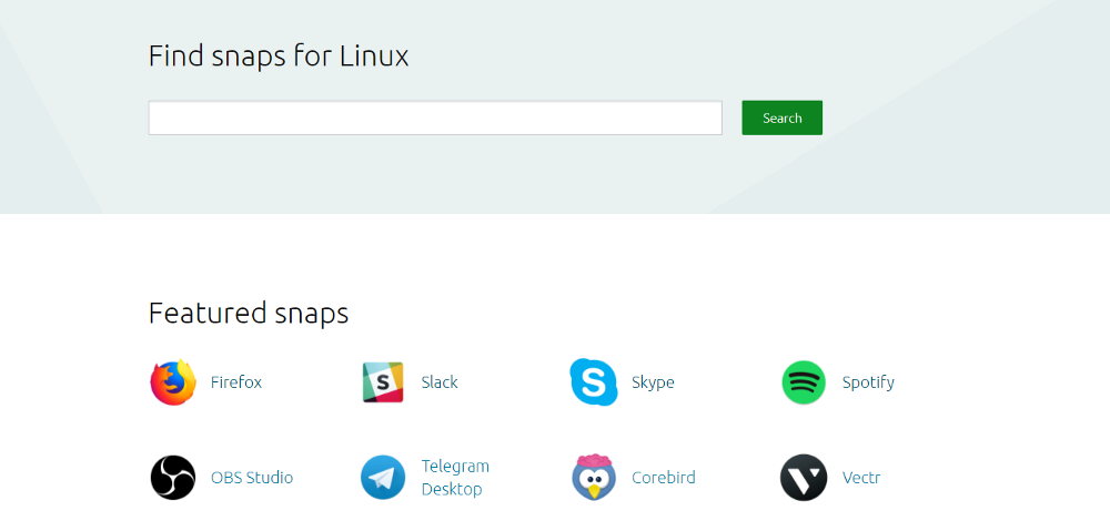 Apps for Linux snaps
