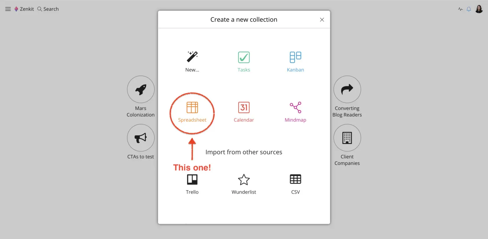 Creating a CRM in Zenkit