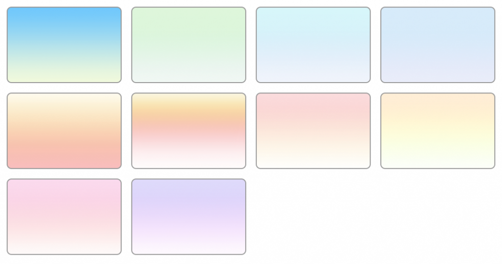 zenkit gradient backgrounds