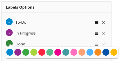 zenkit label colors