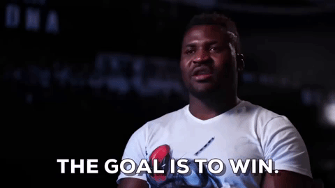 GIF Mann the goal is to win