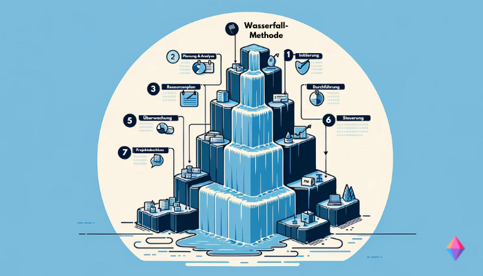 Die Wasserfall-Methode im Projektmanagement