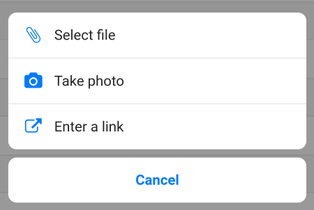 add photos zenkit app