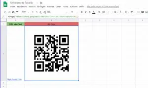 QR Code in Google Tabellen