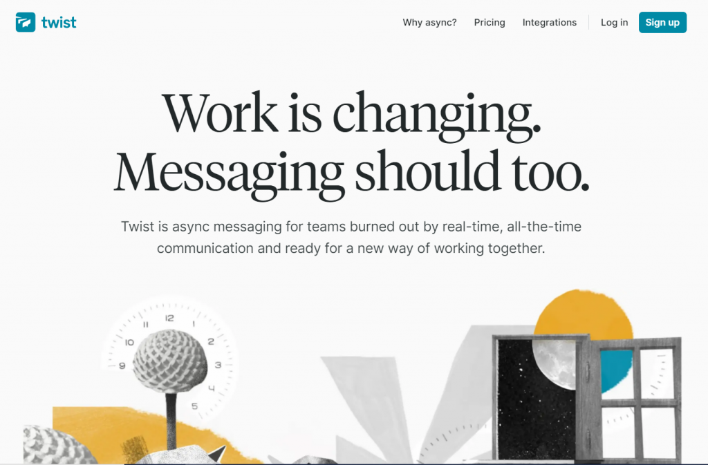 Twist: Organized work communication for flexible teams