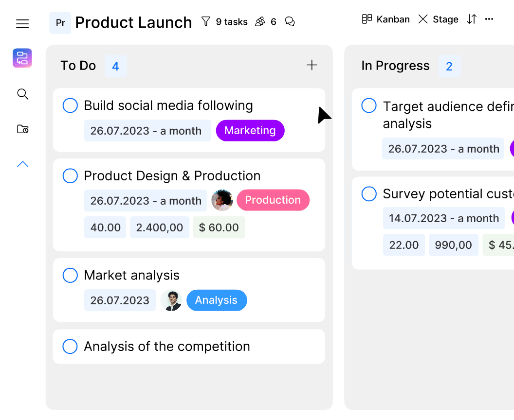 Workflow setup