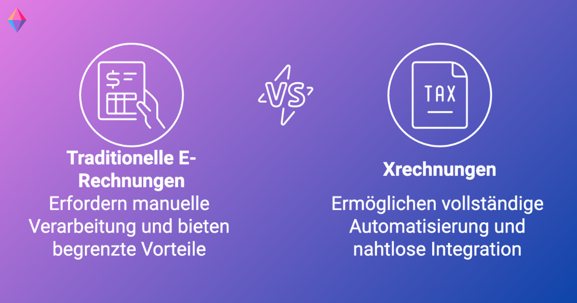 Unterschiede zwischen XRechnung und traditioneller E-Rechnung: Automatisierung und Integration