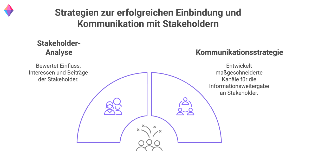 Strategien zur erfolgreichen Stakeholder-Kommunikation im agilen Prozessmanagement: Analyse und maßgeschneiderte Informationskanäle.