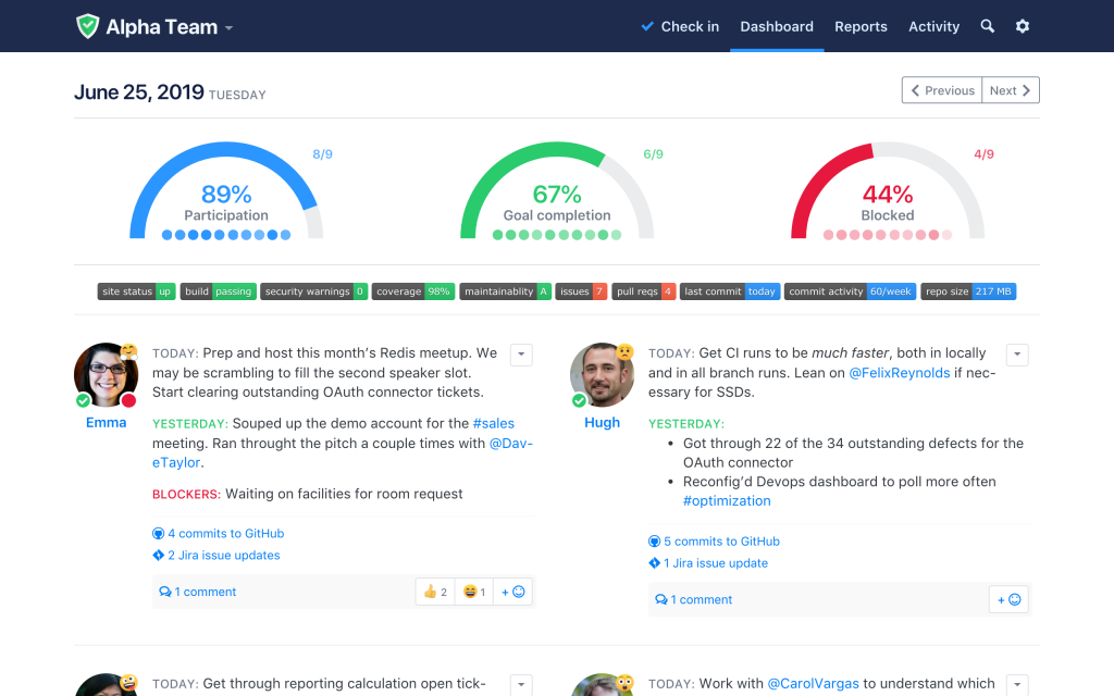 Verbinden Sie Ihre Zenkit- und Status Hero-Konten