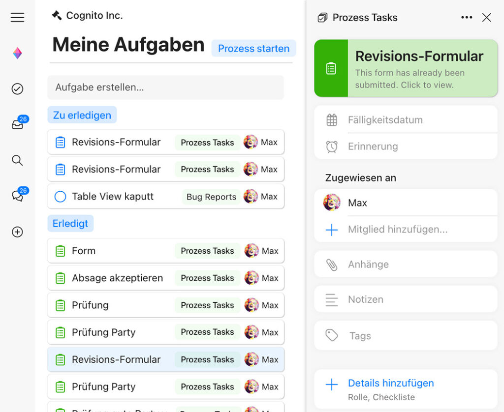 Unterschied zum Projekt- und Aufgabenmanagement